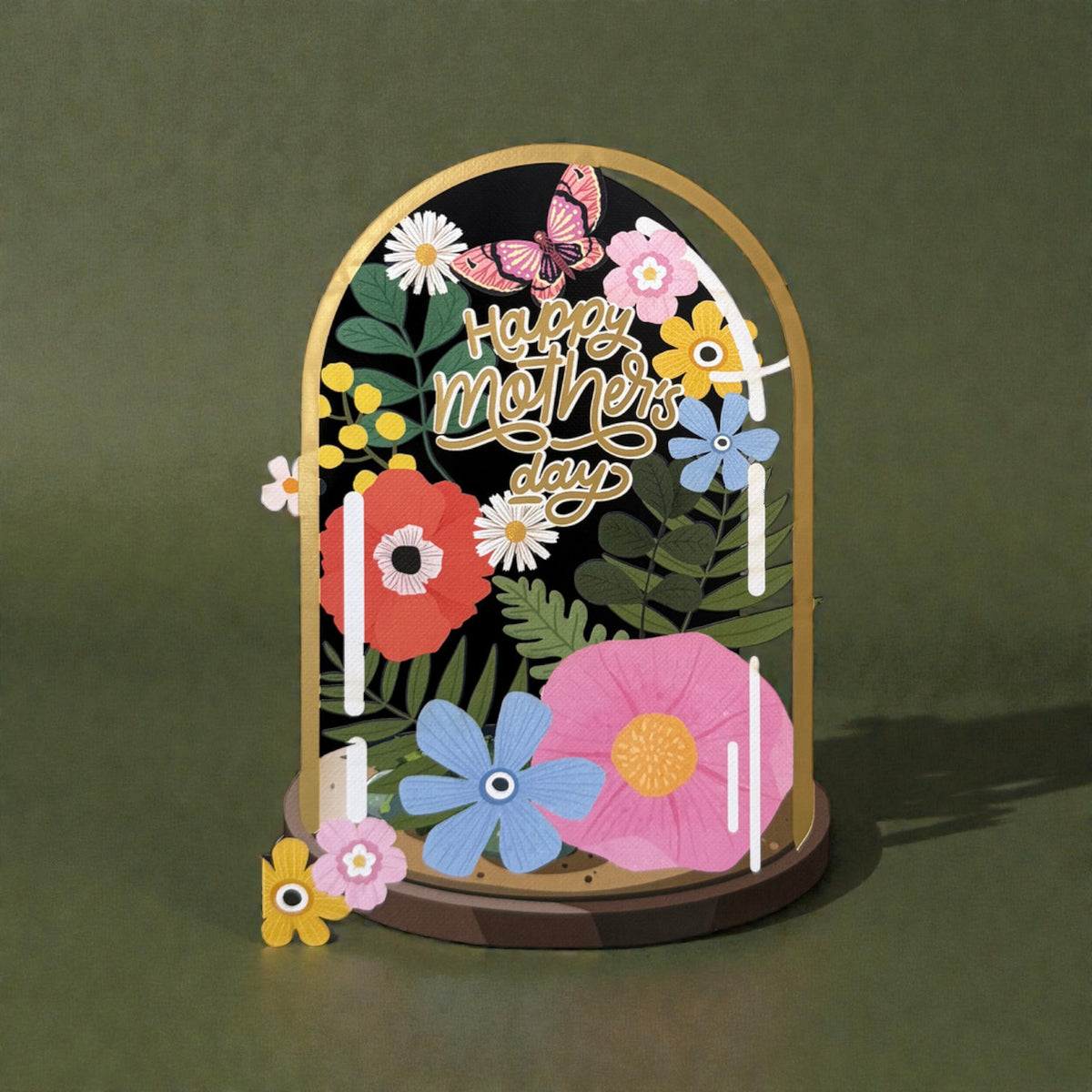 AL343 — Mother’s Day Flower Dome (6 cards)