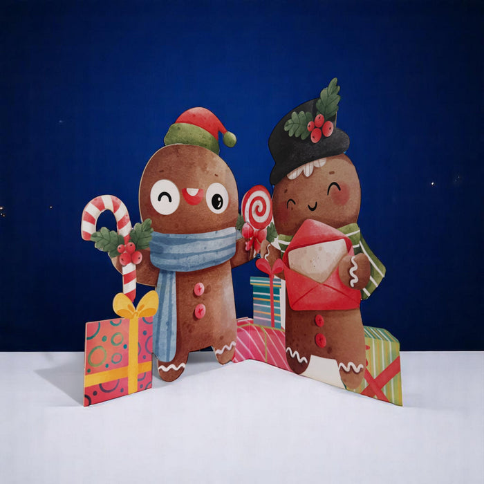 XWB006 -  Ginger bread Man (6 cards)