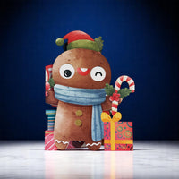 XWB006 -  Ginger bread Man (6 cards)