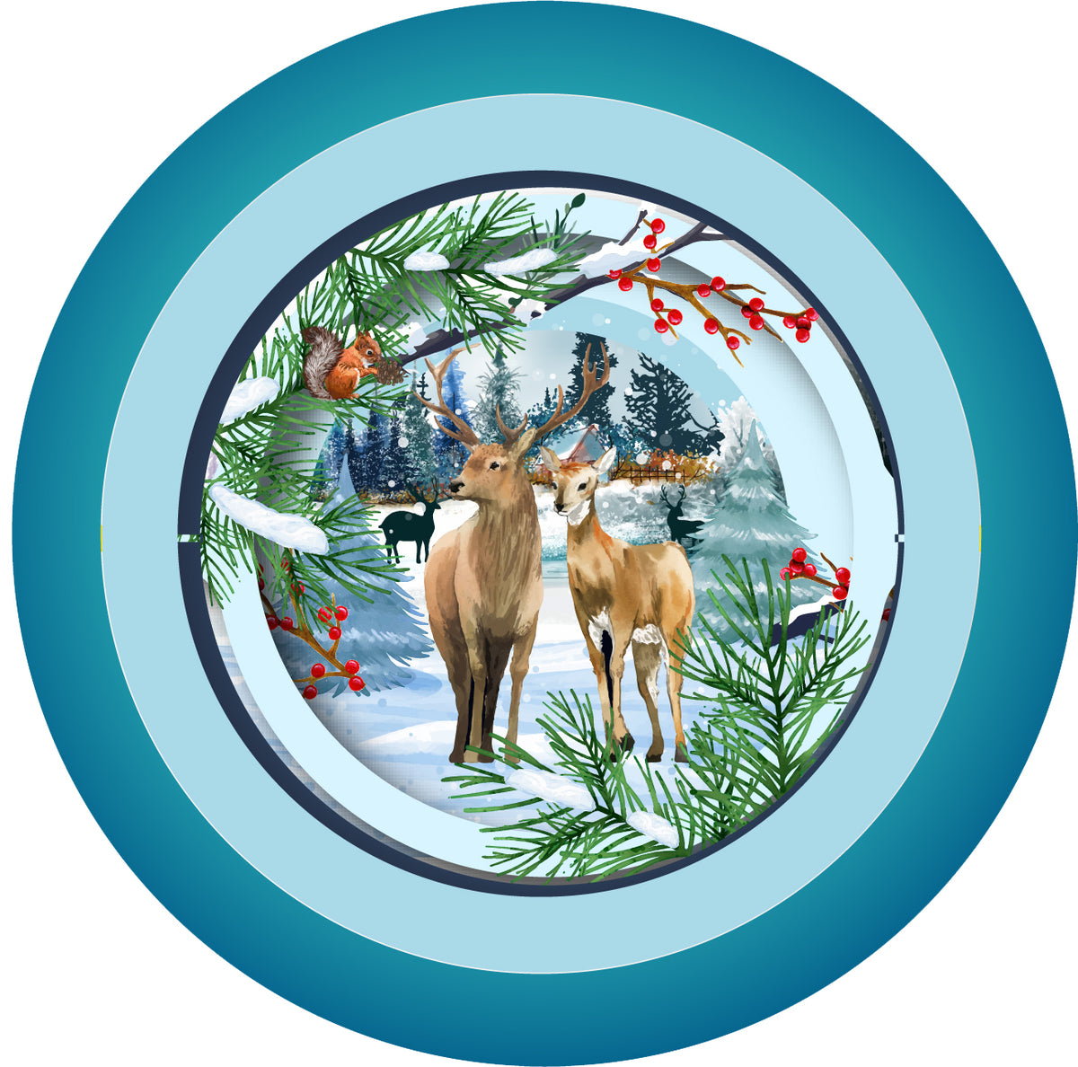 XTEA004- Deers( 6 cards)