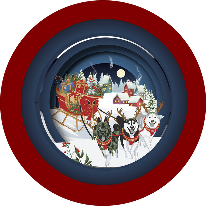 XTEA008- Santa Sleigh( 6 cards)