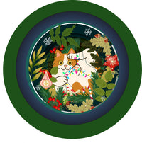 XTEA0110- Christmas Cat ( 6 cards)