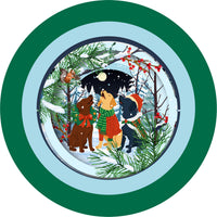 XTEA011- Christmas Dogs ( 6 cards)