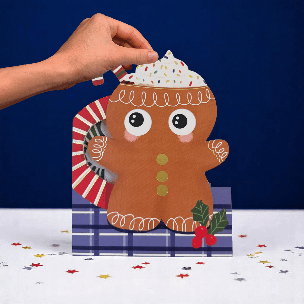 XWB002 -  Ginger bread Cup (6 cards)