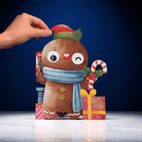 XWB006 -  Ginger bread Man (6 cards)