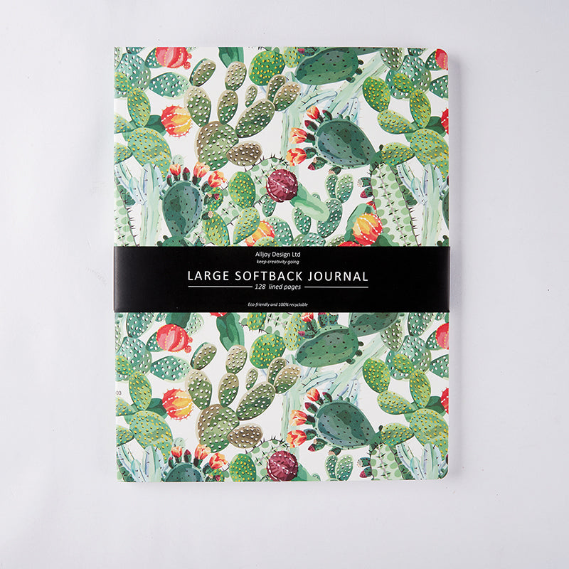 CACTI-LARGE SOFTBACK JOURNAL (set of 2)