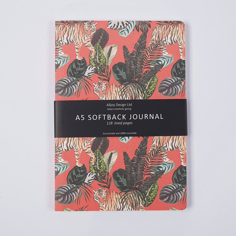 JUNGLE-A5 SOFTBACK JOURNAL (set of 2)