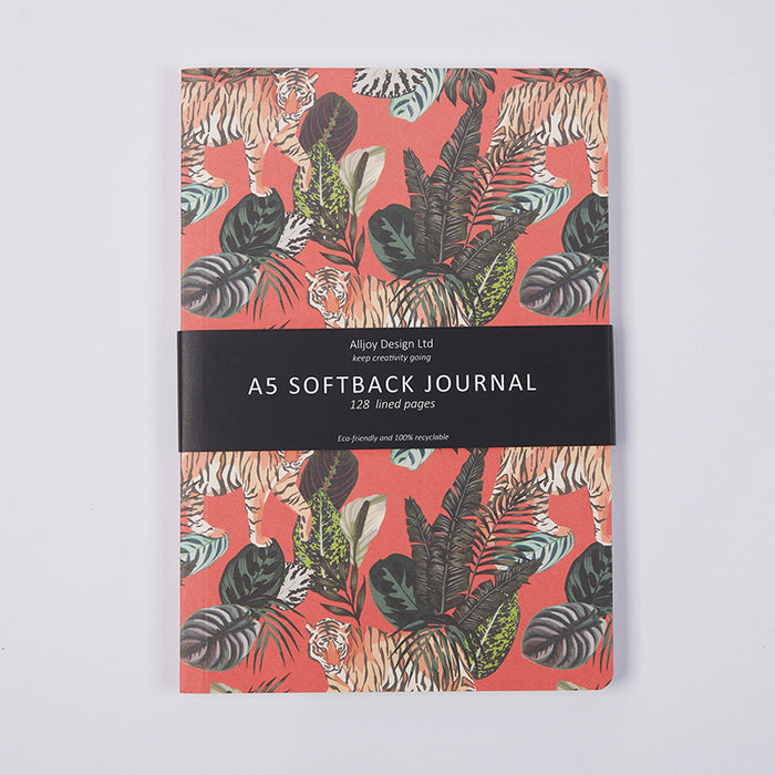 JUNGLE-A5 SOFTBACK JOURNAL (set of 2)