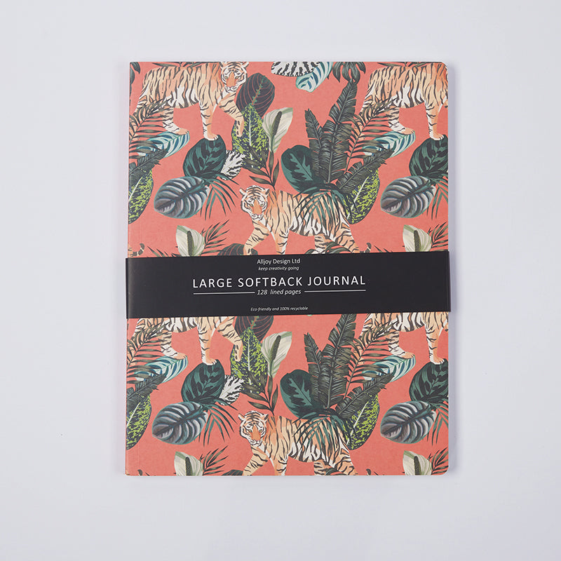 JUNGLE-LARGE SOFTBACK JOURNAL (set of 2)